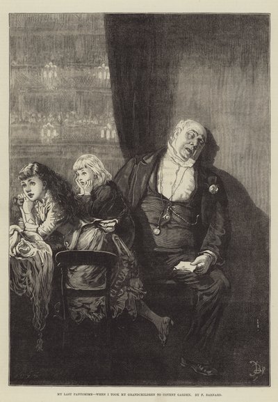 My Last Pantomime, when I took My Grandchildren to Covent Garden by Frederick Barnard
